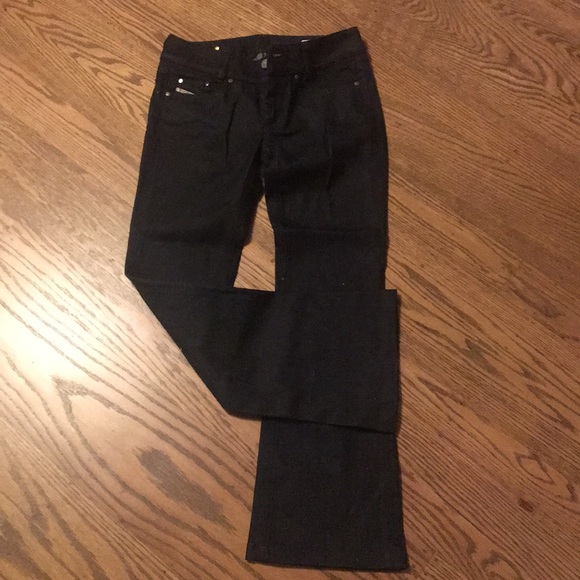 diesel w25 l32 wide leg jeans dark grey - Picture 2 of 4